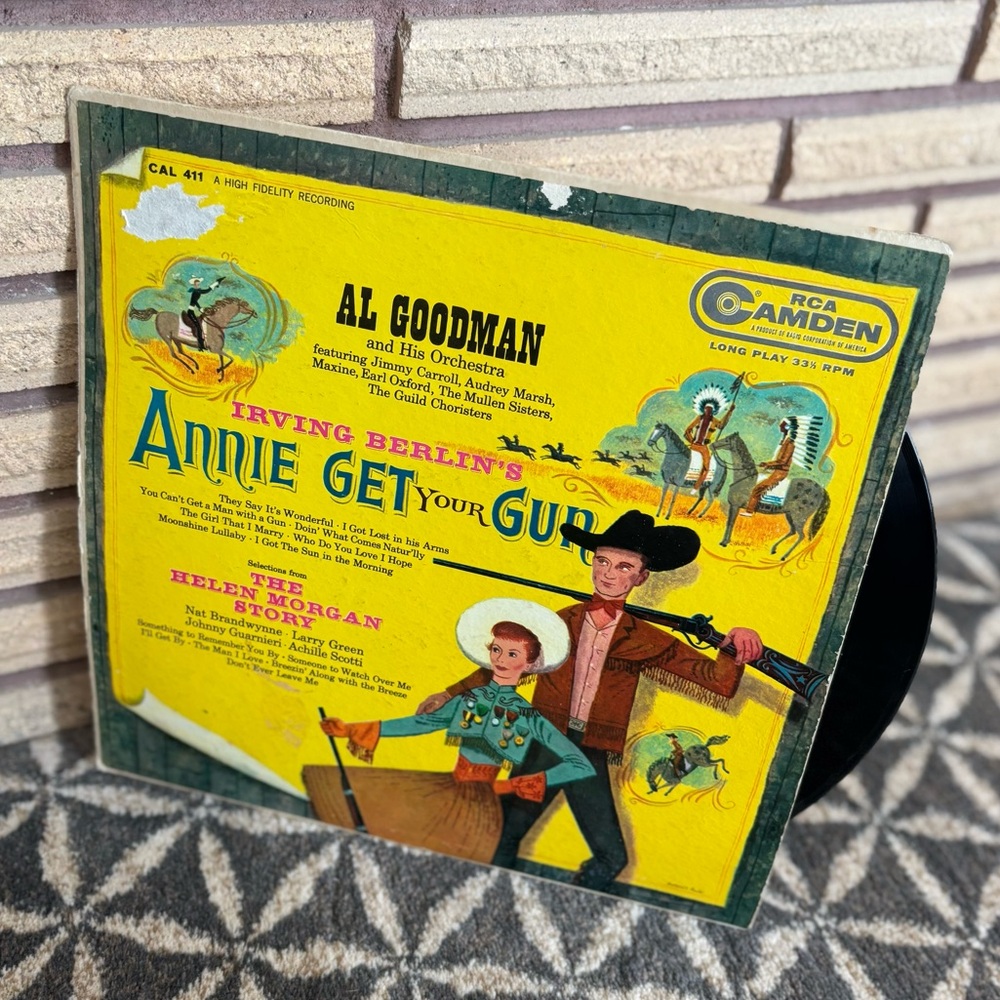 50's "Annie Get Your Gun" Record - 50's Broadway Musical Album - Irving Berlin